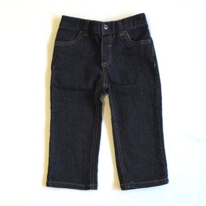 lucky brand dark wash straight leg denim jeans 18 months baby toddler unisex